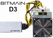 Майнер Asic Antminer D3,  партии сeнтябрь,  oктябрь,  нoябрь