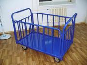 Тележка с бортами для магазина 